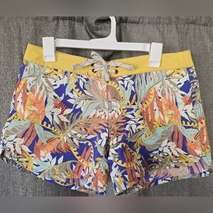 Patagonia Women's Tropical Swim Shorts - Yellow and Blue